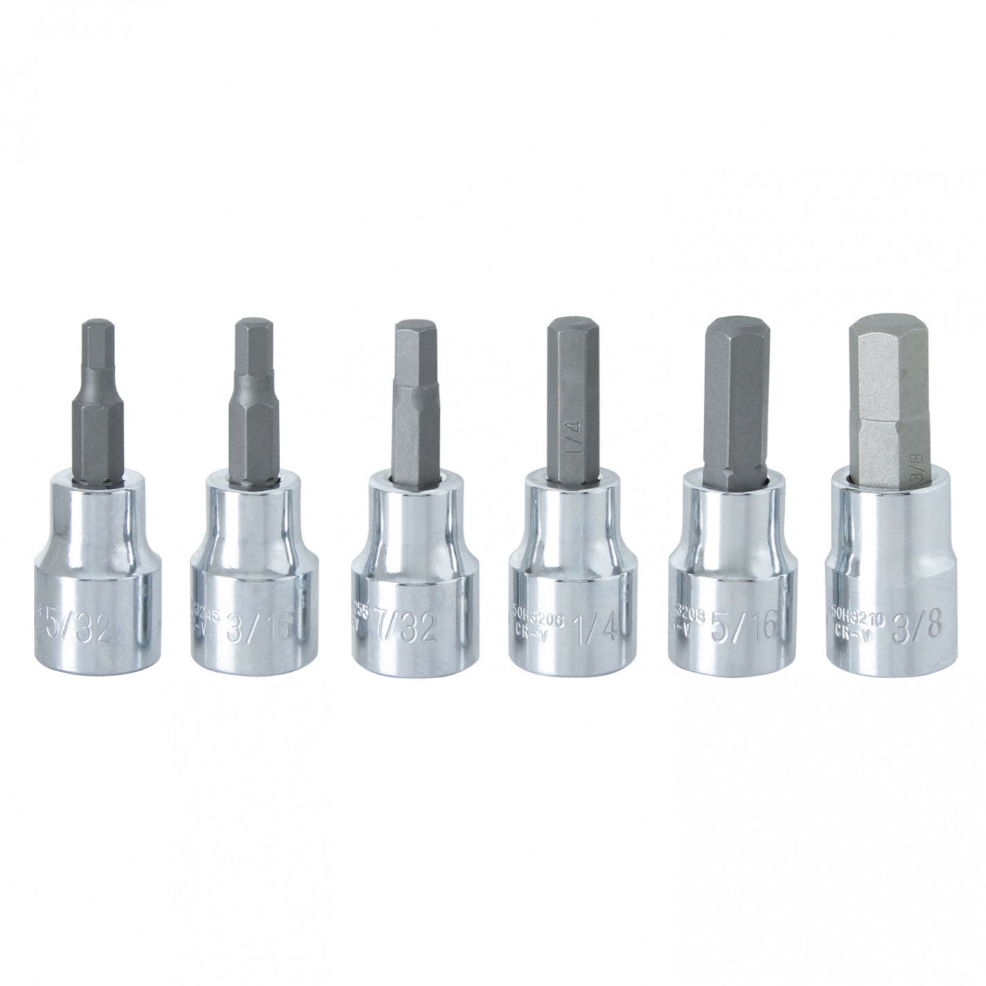 JUEGO de DADOS HEXAGONALES 3/8" 6 piezas S50H3206S (S50H3206S) - JONNESWAY
