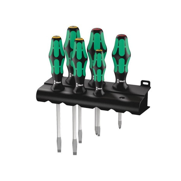 Juego de destornilladores hexagonales Kraftform Plus con bandeja 6 piezas Wera