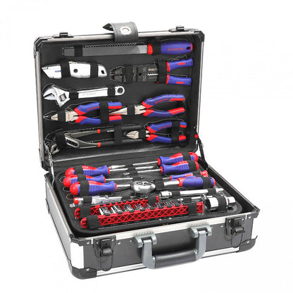 JUEGO DE HERRAMIENTAS 297 PIEZAS MALETA ALUMINIO