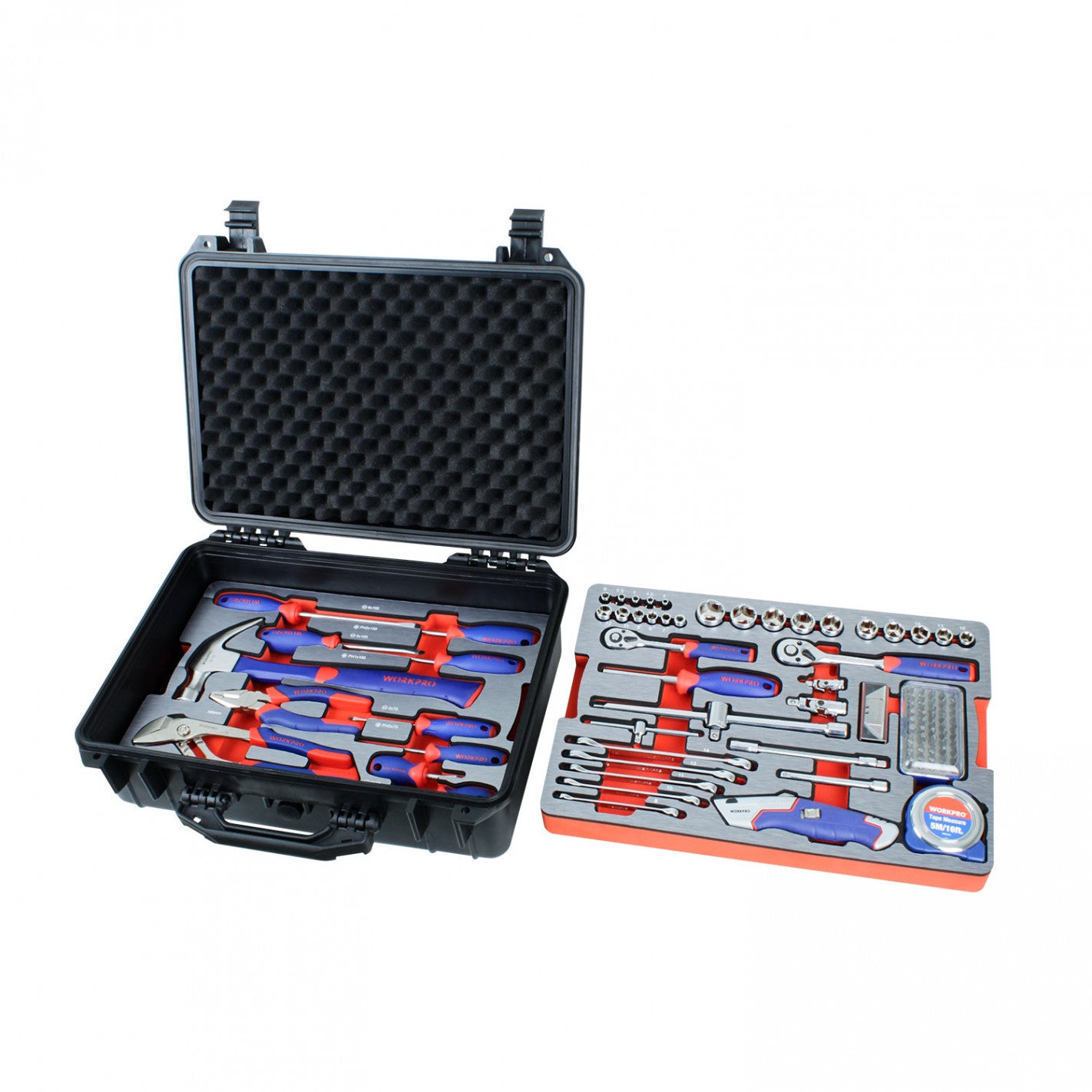 JUEGO DE HERRAMIENTAS COMBINADAS 110 PIEZAS (WH110) - WORKPRO
