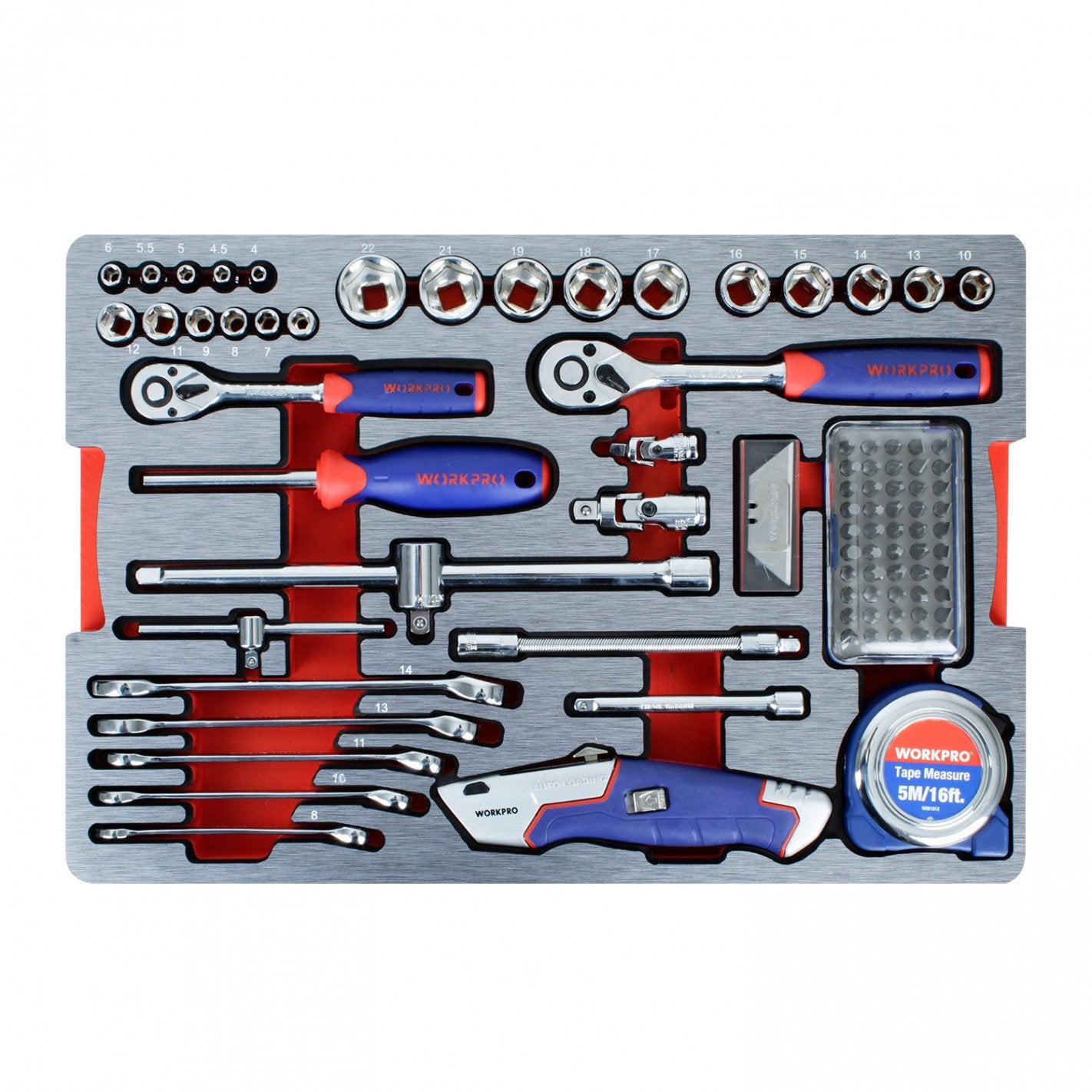 JUEGO DE HERRAMIENTAS COMBINADAS 110 PIEZAS