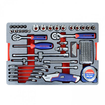 JUEGO DE HERRAMIENTAS COMBINADAS 110 PIEZAS