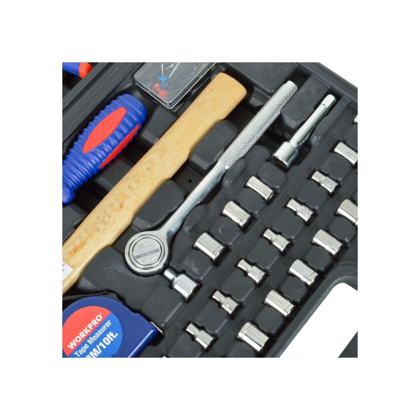 JUEGO DE HERRAMIENTAS COMBINADAS 165 PIEZAS