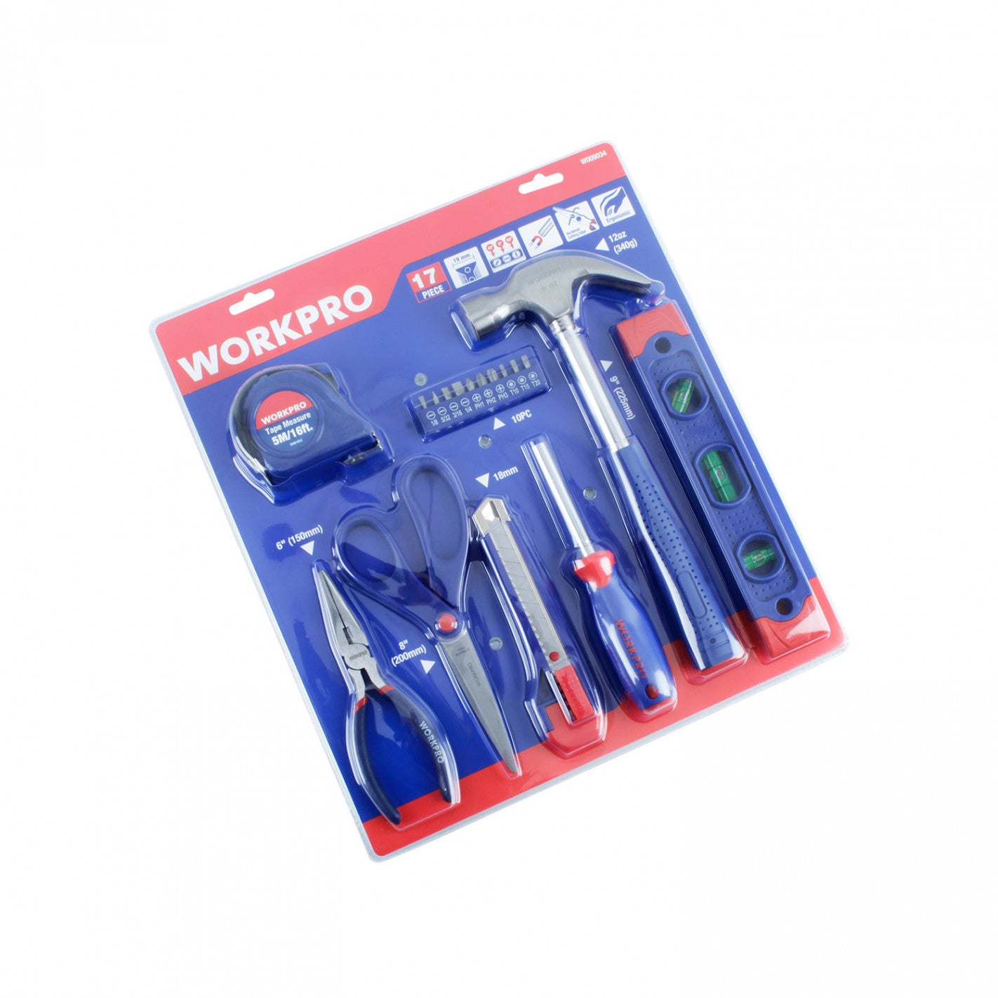 JUEGO DE HERRAMIENTAS COMBINADAS 17 PIEZAS