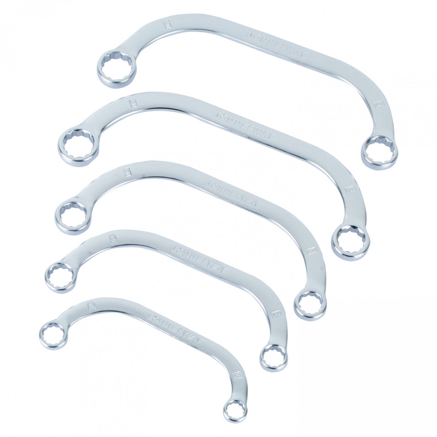 JUEGO de LLAVES CORONA CORONA CURVAS 5 pcs W65A105 (W65A105) - JONNESWAY
