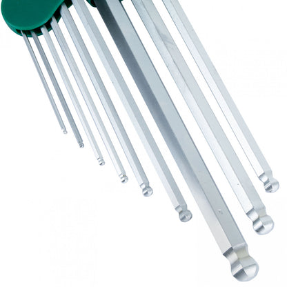 JUEGO de LLAVES HEXAGONALES PUNTA BOLA 9 pcs H06SM