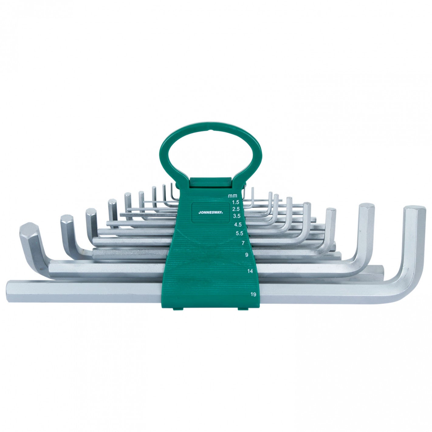 JUEGO de LLAVES HEXAGONALES PUNTA PLANA 18 pcs H03 (PLANA) - JONNESWAY