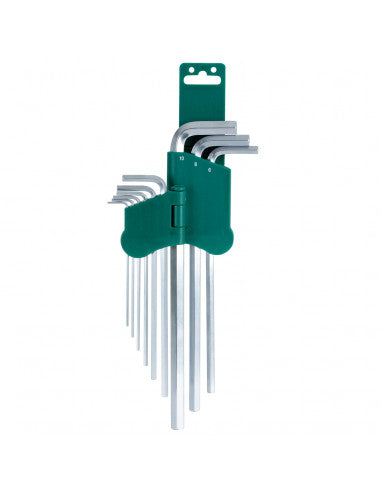 JUEGO de LLAVES HEXAGONALES PUNTA PLANA 9 pcs H03S (H03S) - JONNESWAY
