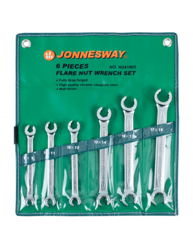 JUEGO de LLAVES NIPLERA 8-19mm 6 piezasW24106S (NIPLERA) - JONNESWAY