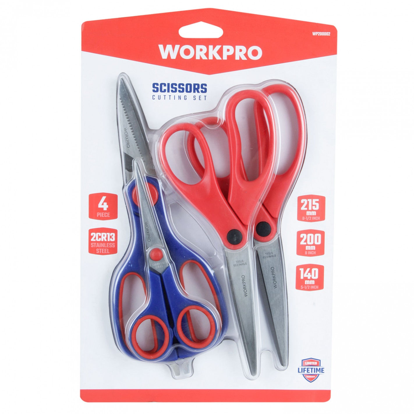 JUEGO DE TIJERAS 4 PIEZAS W000400WE