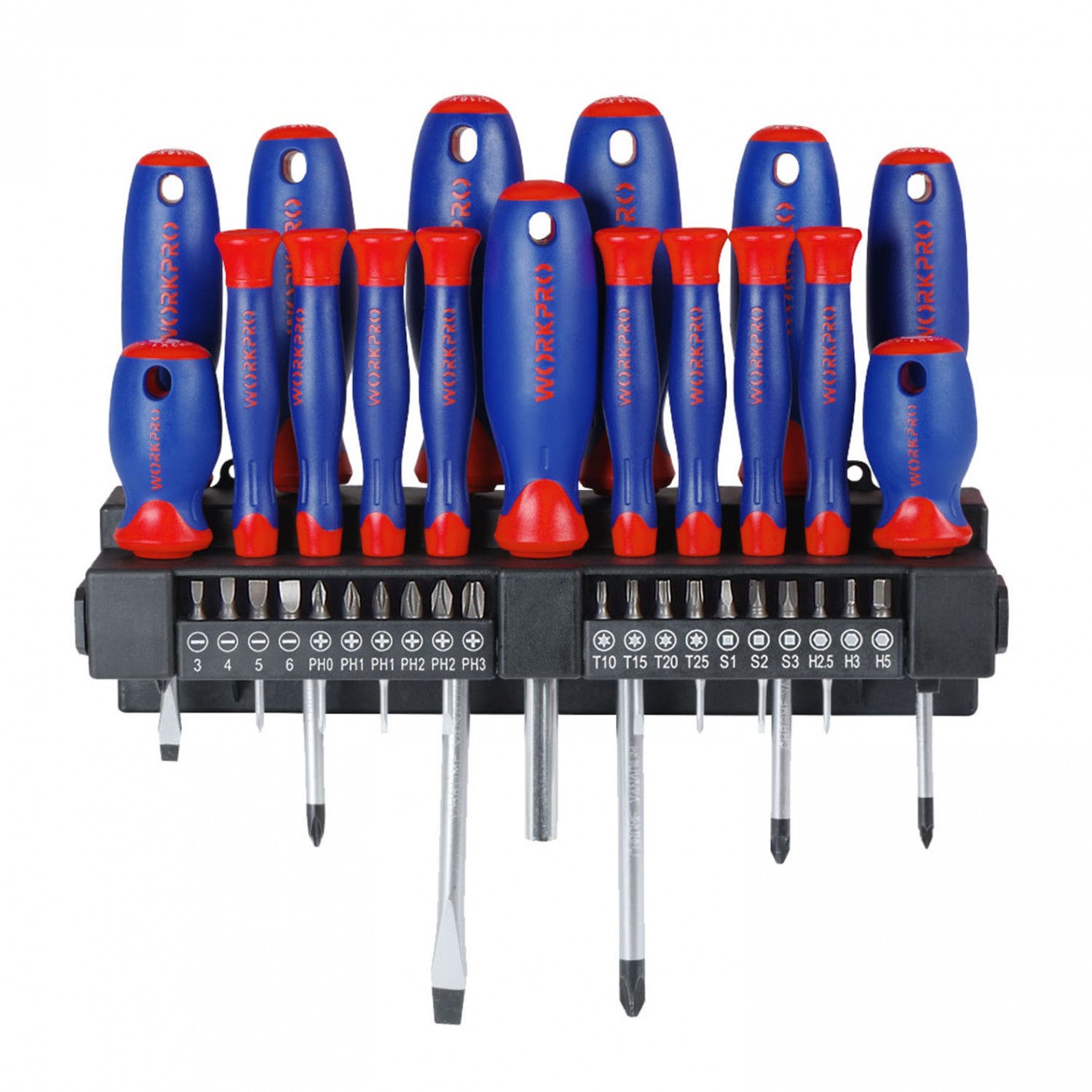 JUEGO DESTORNILLADORES 37 PIEZAS W000823/WP200525 (W000823/WP200525) - WORKPRO