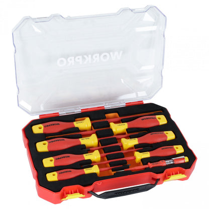 JUEGO DESTORNILLADORES AISLADOS DE 8 PIEZAS 1000V VDEV - WORKPRO