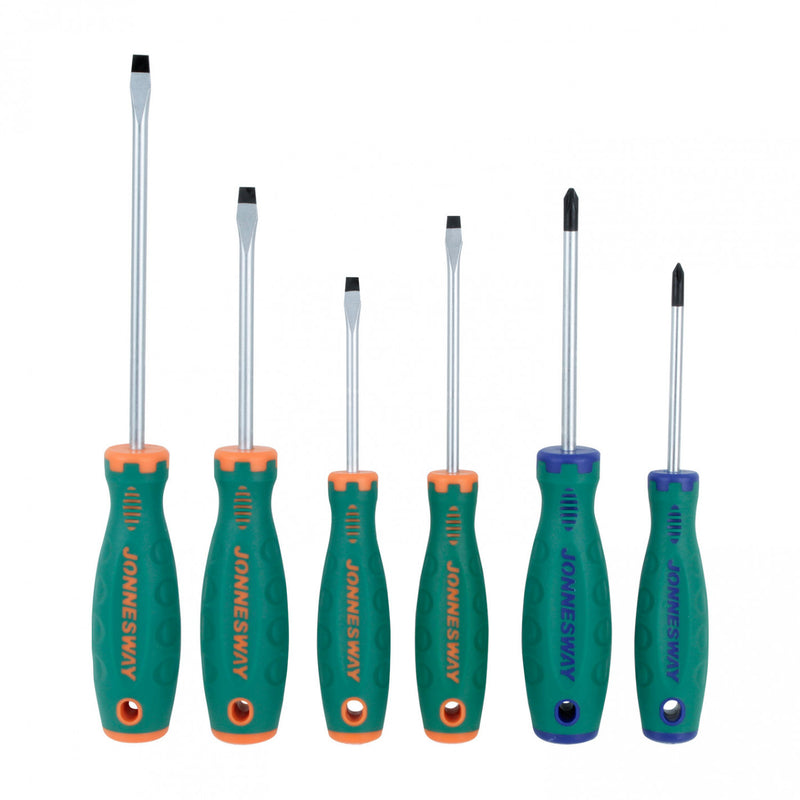 JUEGO DESTORNILLADORES ANTIDESLIZANTE 6 piezas - JONNESWAY