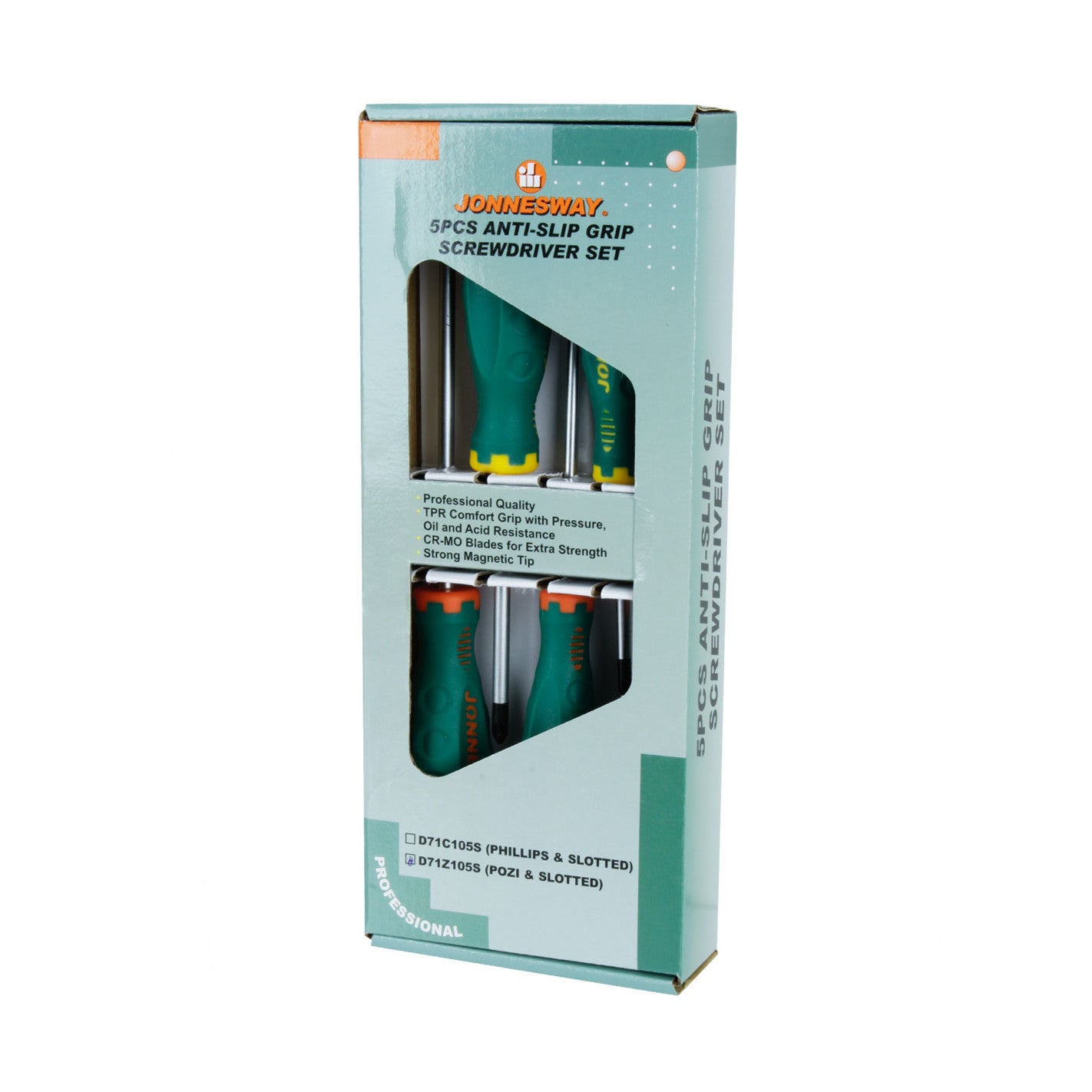 JUEGO DESTORNILLADORES POZIDRIVE 5 piezas D71Z105S