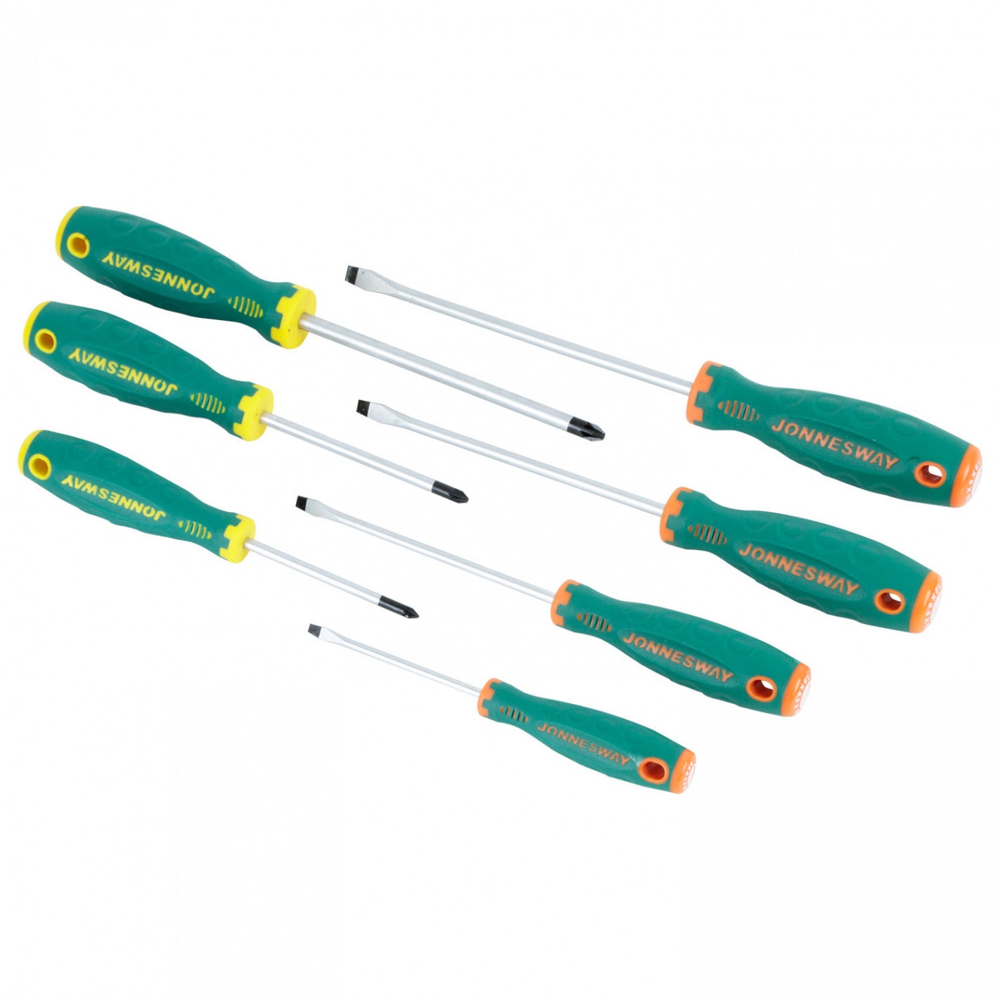 JUEGO DESTORNILLADORES POZIDRIVE 7 piezas D71Z107S (D71Z107S) - JONNESWAY