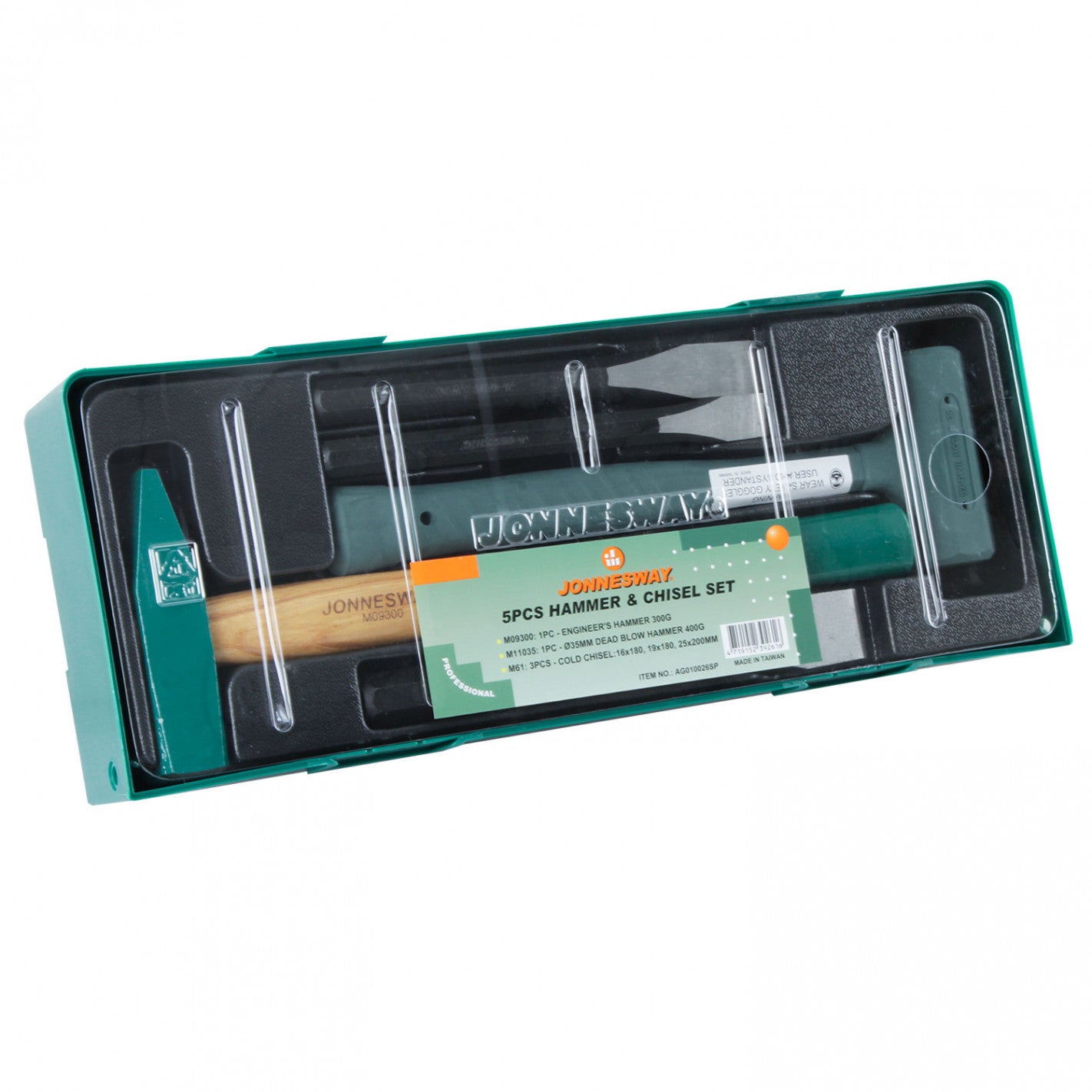 JUEGO MARTILLO - MACETA - CINCELES AG010026SP (AG010026SP) - JONNESWAY