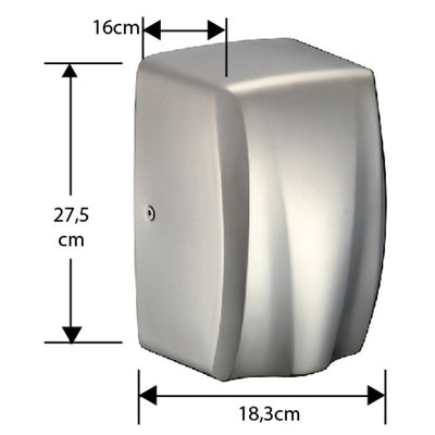 SECADOR DE MANOS ACERO INOX 1000W