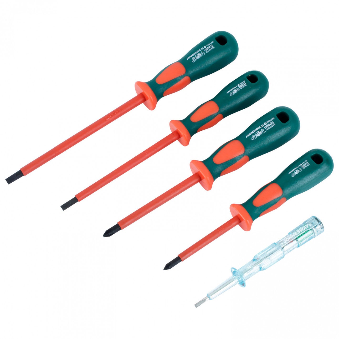 KIT ALICATE DESTORNILLADOR AISLACION PSV218S 1000V VDE- JONNESWAY