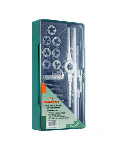 KIT MACHOS y TERRAJAS Milimétricas AG10002SC (AG10002SC) - JONNESWAY
