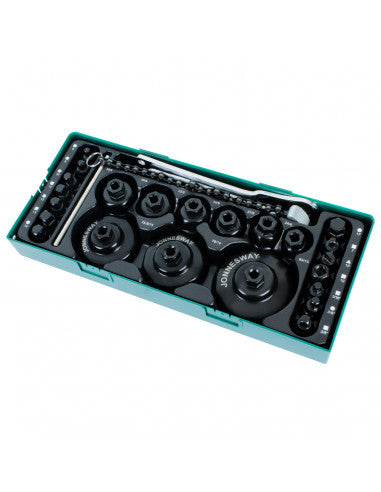 KIT LLAVE SACA FILTROS Y TAPONES DE ACEITE (AI10003) - JONNESWAY