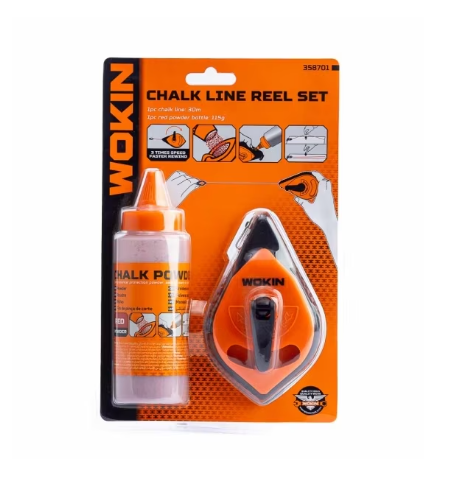 juego de carrete de línea de tiza (358701) WOKIN