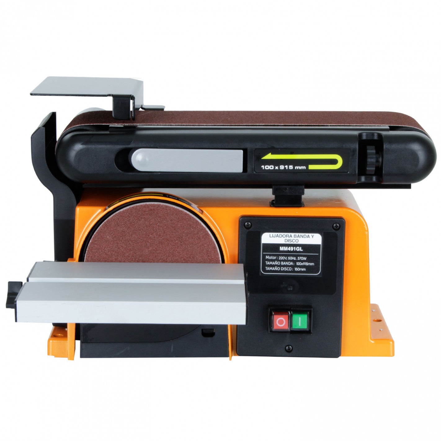LIJADORA DE BANDA Y DISCO 6 370W MM491GL