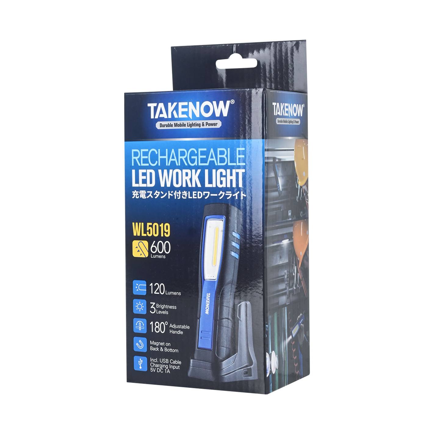 LINTERNA/LÁMPARA – 360° LED SPOT&FLOODLIGHT WL5019 - TAKENOW