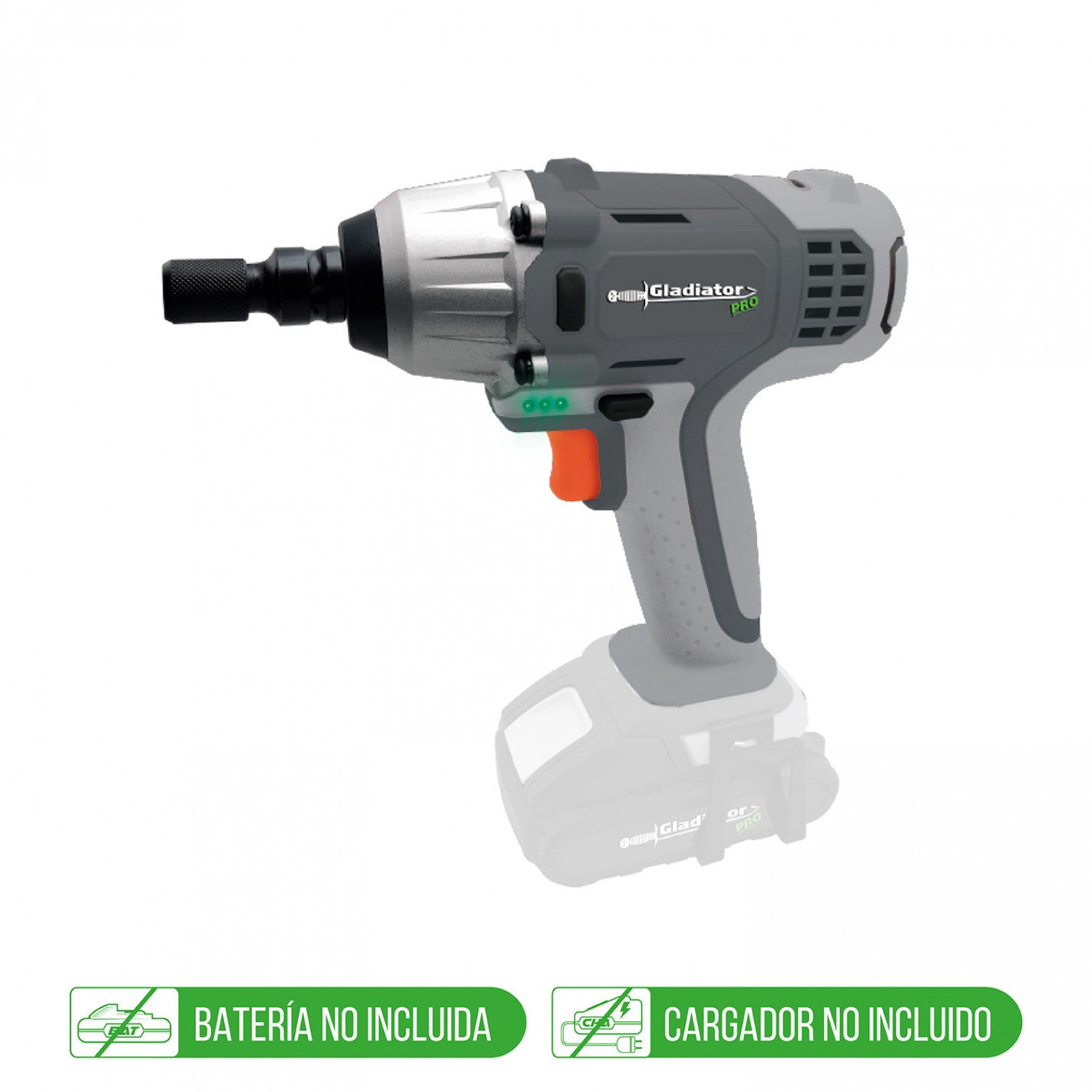 LLAVE-ATORNILLADOR IMPACTO 1/2" 18v SIN BAT ALI812 (ALI812) - GLADIATOR