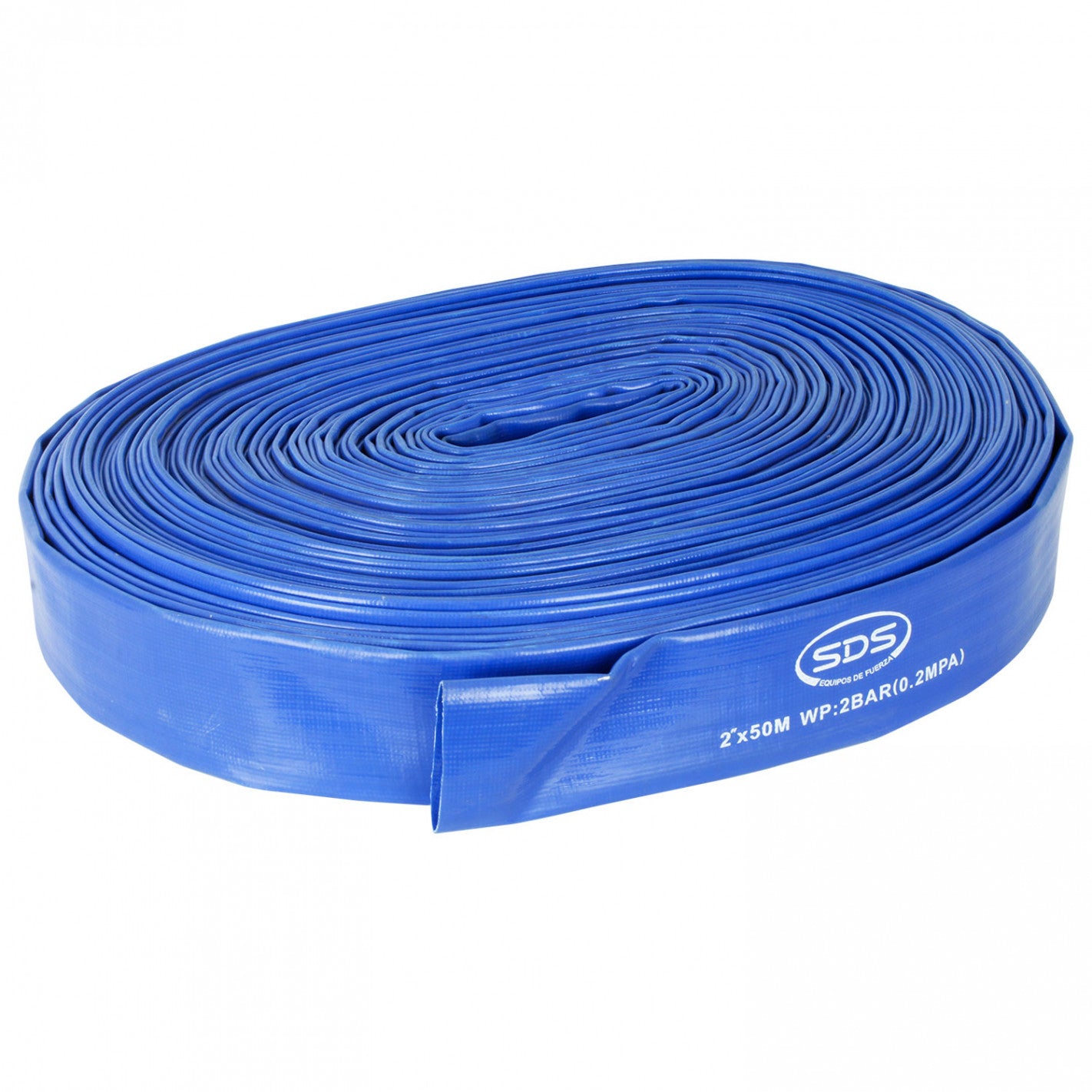 MANGUERA DESCARGA AGUA 2" 1.4mm x 50mts 2 Bar (SDS2) - SDS POWER