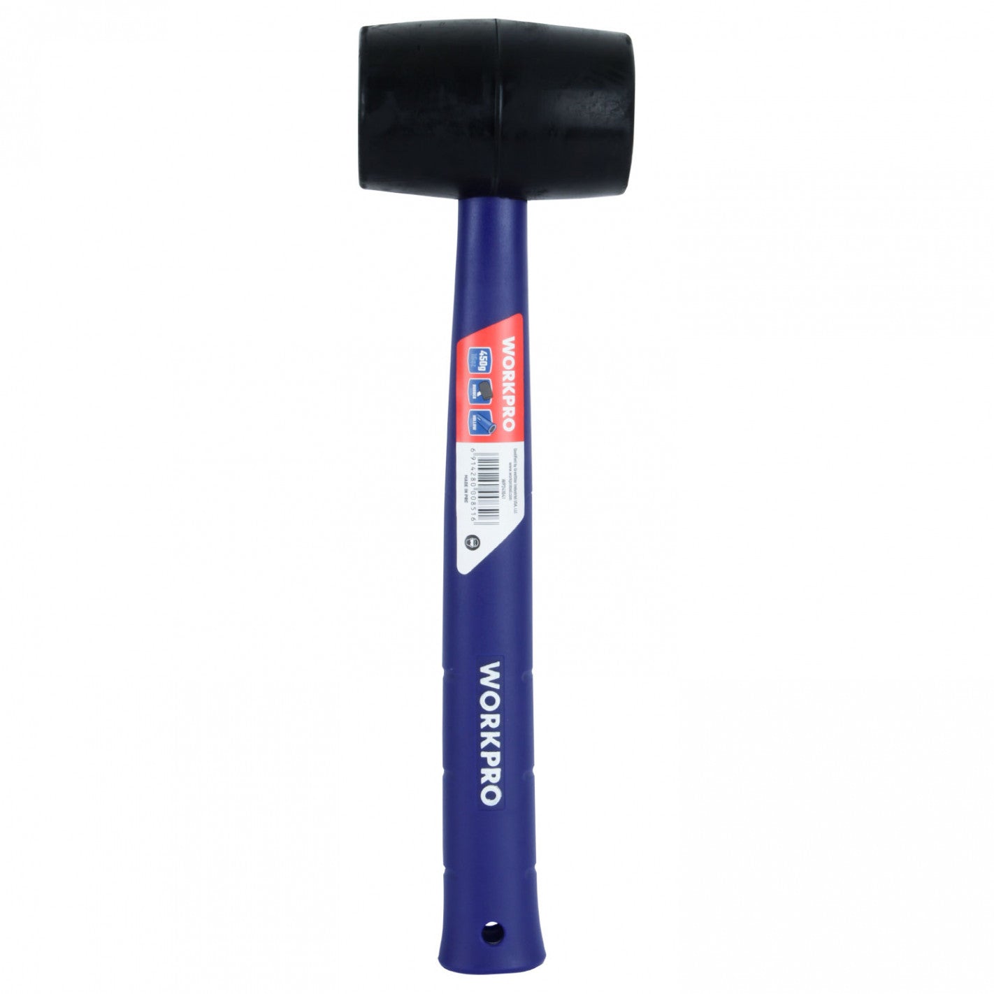 MAZO GOMA 16 OZ NEGRO MANGO PLASTICO