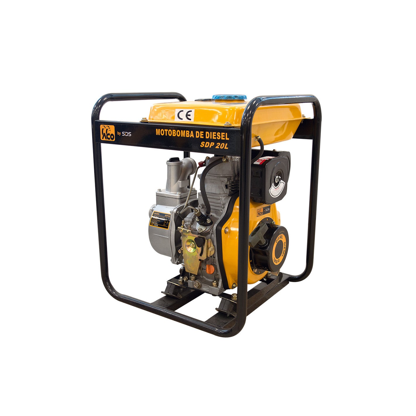 MOTOBOMBA DIESEL 2" Arranque manual SDP20L (SDP20L) - SDS POWER