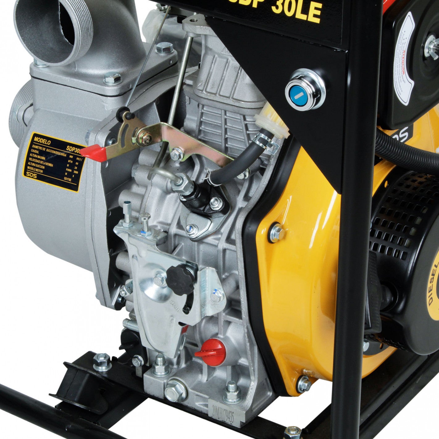 MOTOBOMBA DIESEL 3" Arranque electrico SDP30LE