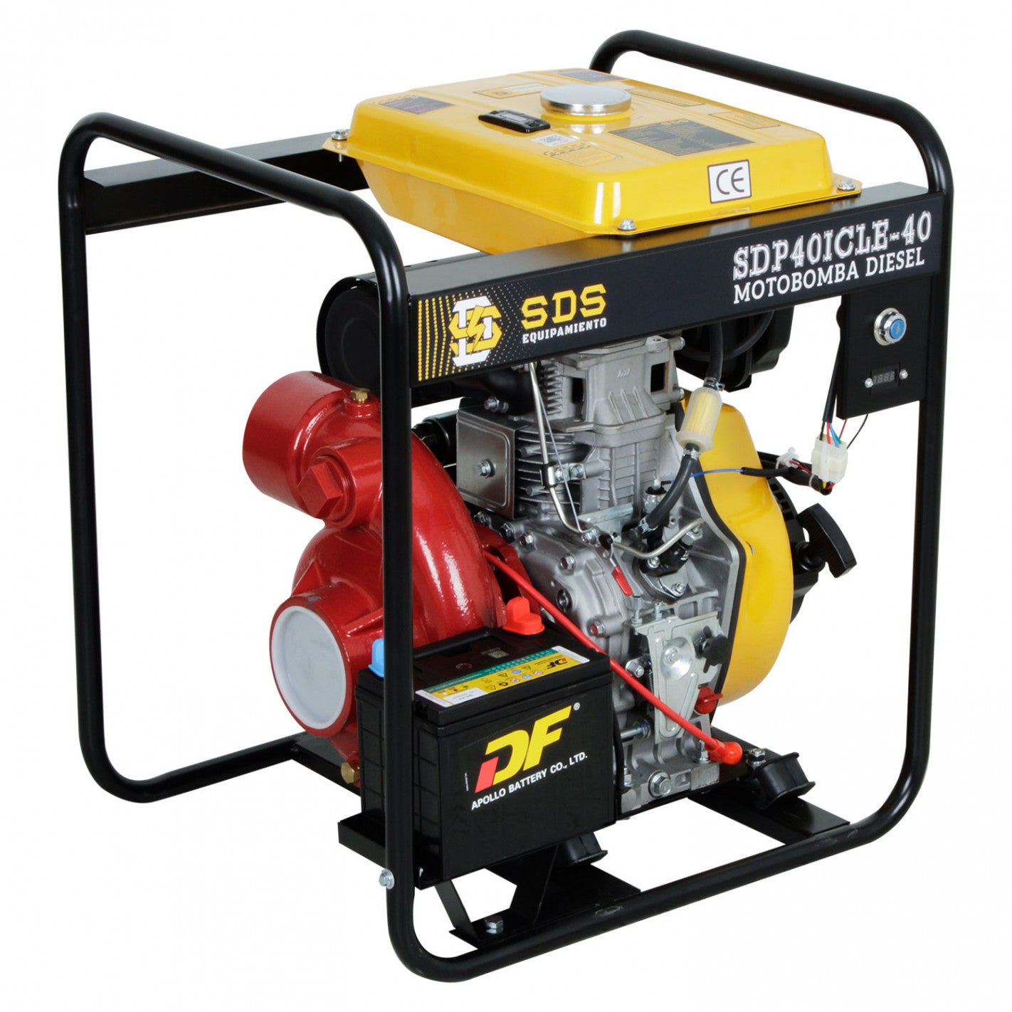 MOTOBOMBA DIESEL 4" ALTA PRESION SDP40ICLE-40