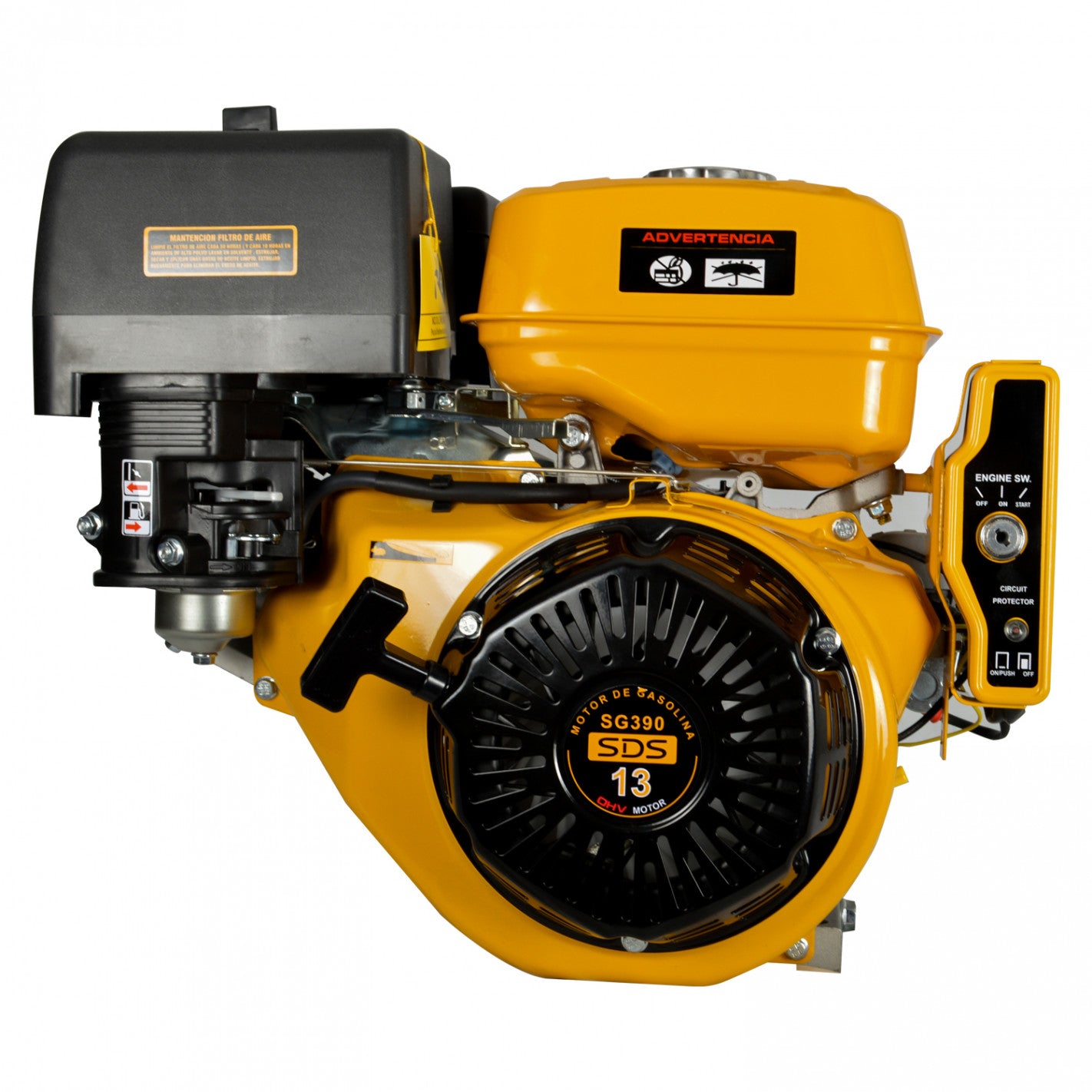 MOTOR Gasolina 13 hp SG390E Arranque Electrico (SG390E) - SDS POWER