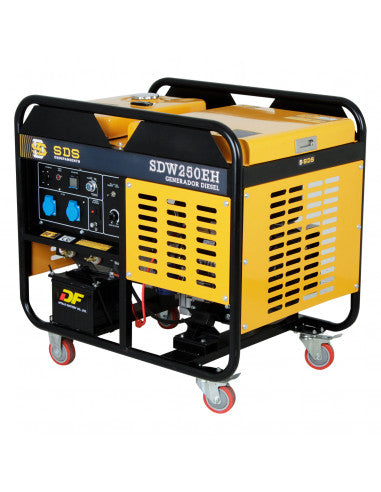 MOTOSOLDADORA DIESEL 250amp 3,5kW SDW250EH (SDW250EH) - SDS POWER
