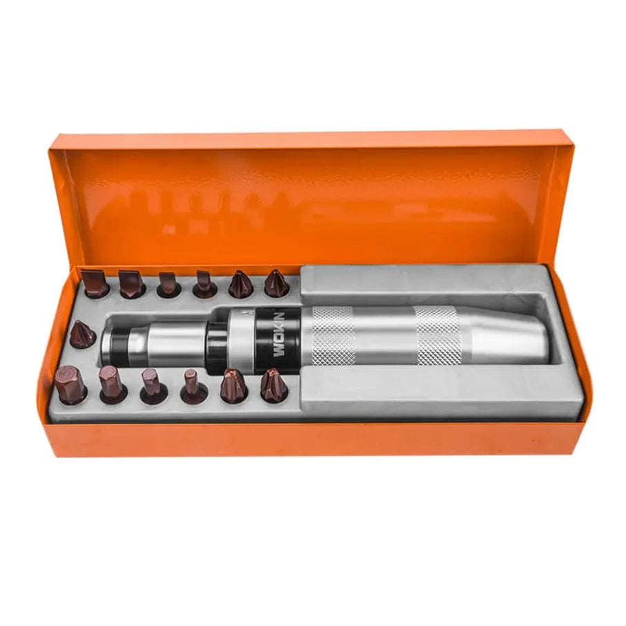 Juego Destornilladores de Impacto 14 piezas Wokin