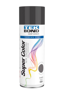 Pintura Spray Alta Temperatura Negro Matte 400 ml Tekbond