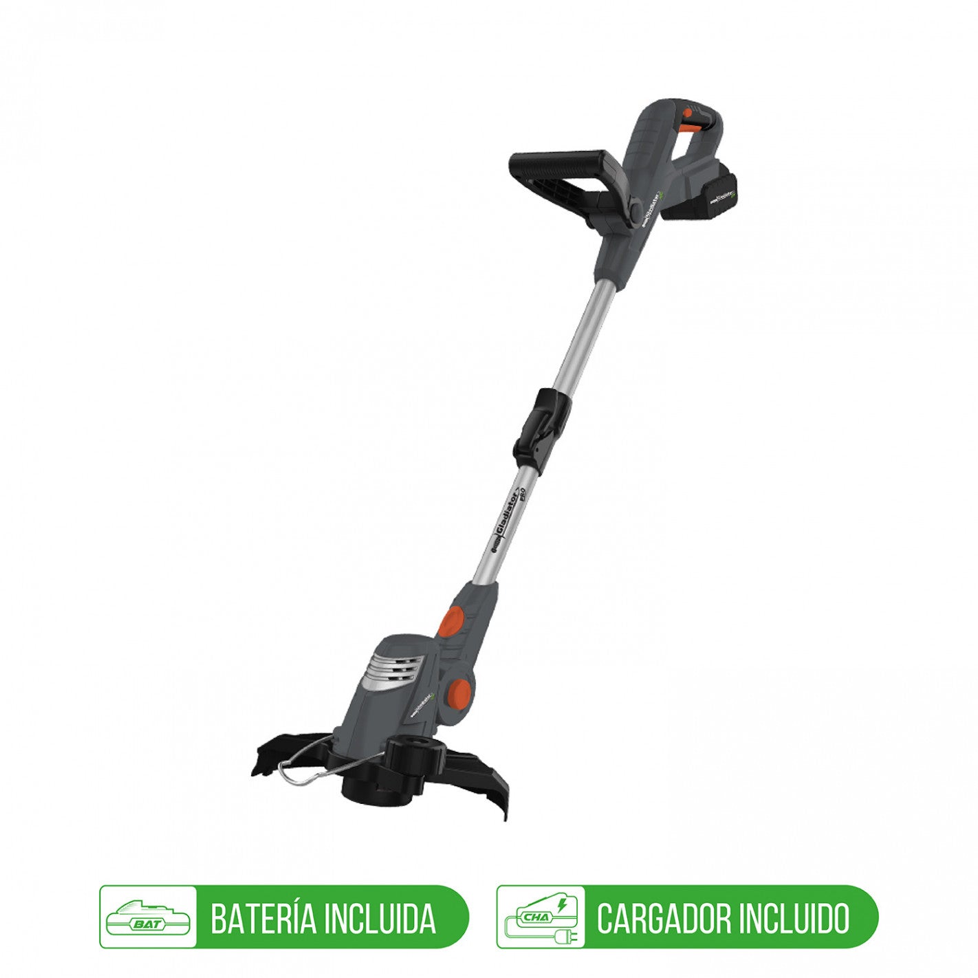 ORILLADORA INALAMBRICA 18V + 1 BAT 2AH + CARGADOR (GOI18) - GLADIATOR