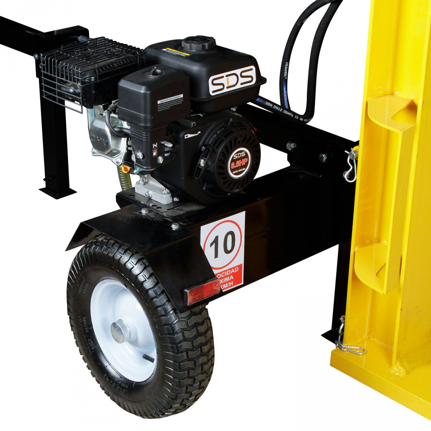 PARTIDOR de LENA 22T 6.5 HP con CARRO LS22T/1050