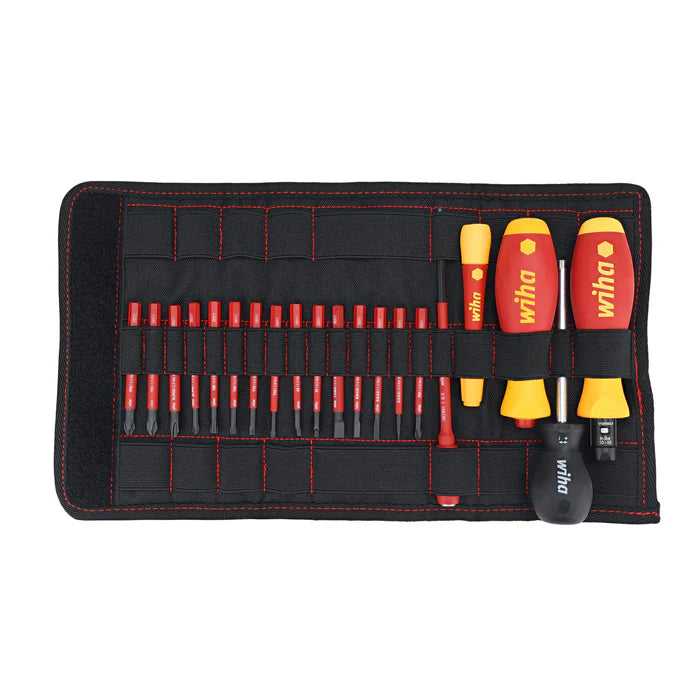 Set destornillador de torque aislado 1.1-5.7Nm con puntas 20 piezas Wiha