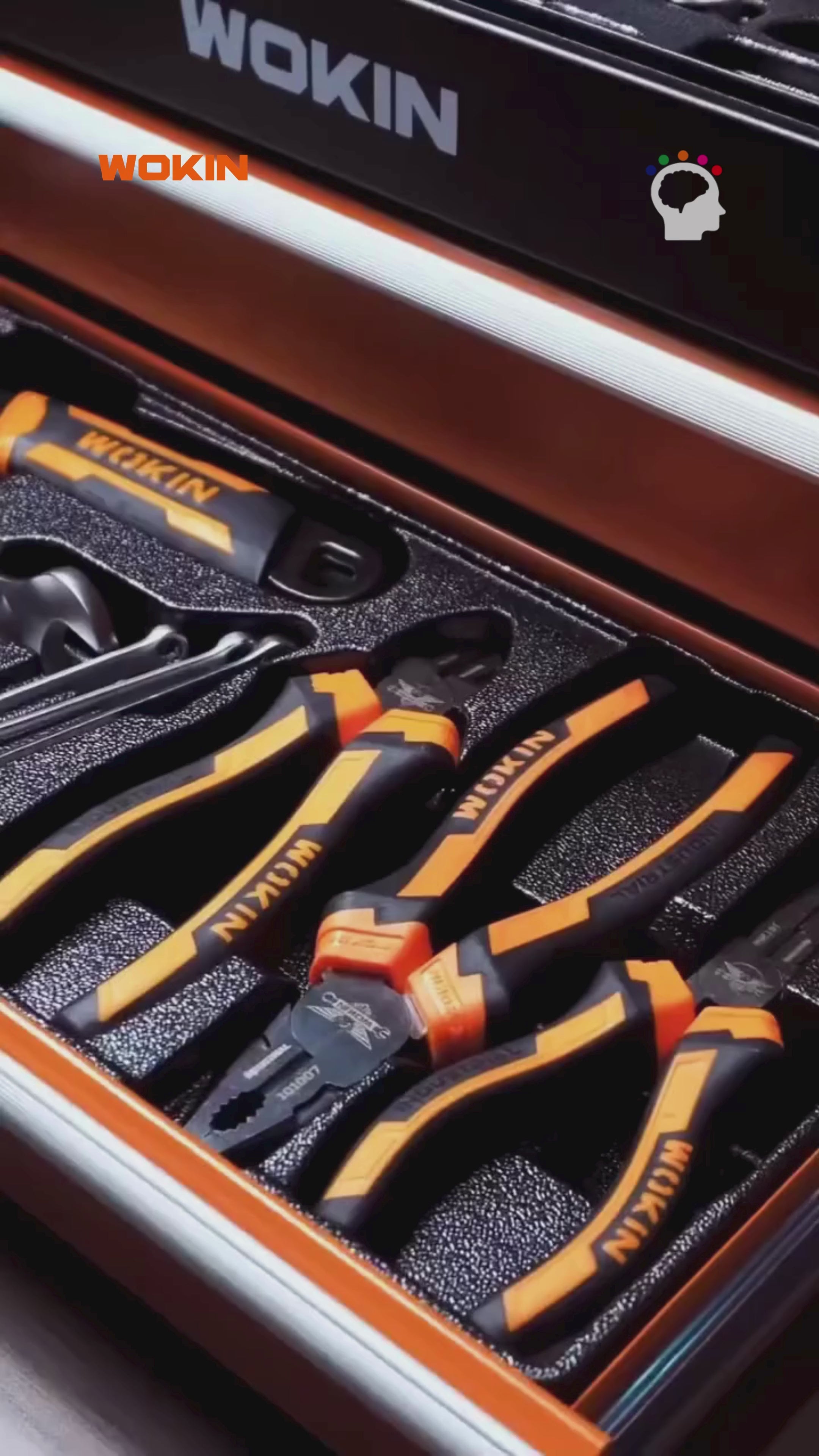 Caja de Herramientas con 98 Piezas (901098) Wokin