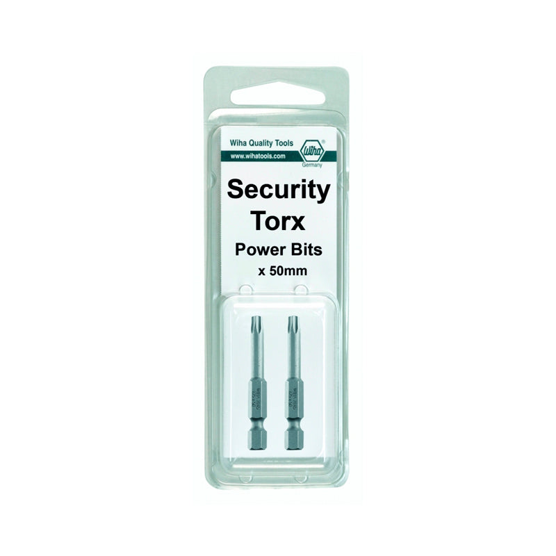PUNTA POWER BIT TORX SECURITY T8. PACK 2 UNIDADES
