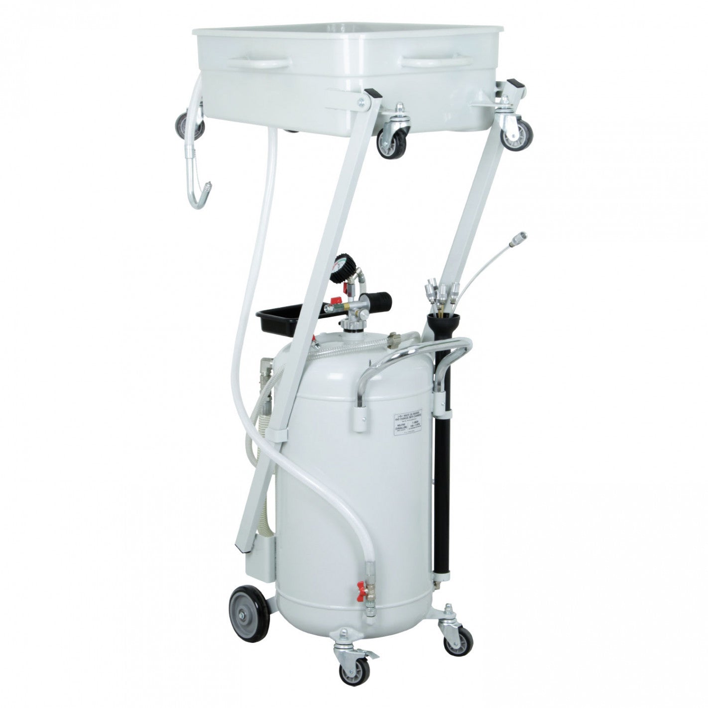 RECOGEDOR ACEITE USADO 90L Con Pantografo 16209008 (16209008) - LUBEWORKS