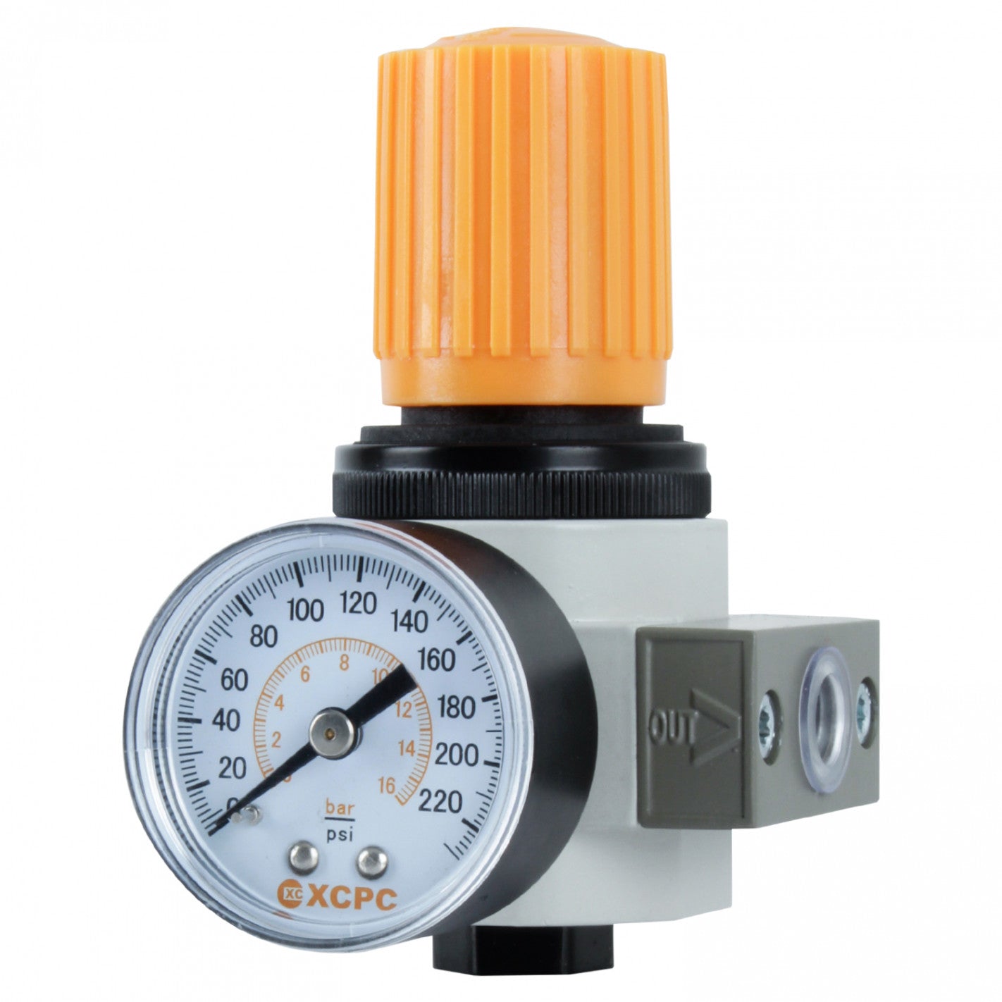 REGULADOR DE 1/4" 0-16bar XOR-MINI1/4" (MINI1/4") - XCPC