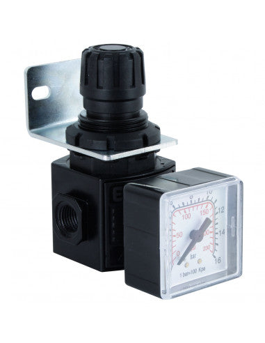 REGULADOR DE PRESION 1/4" 0-16 BARAH116430 (BARAH116430) - ANI