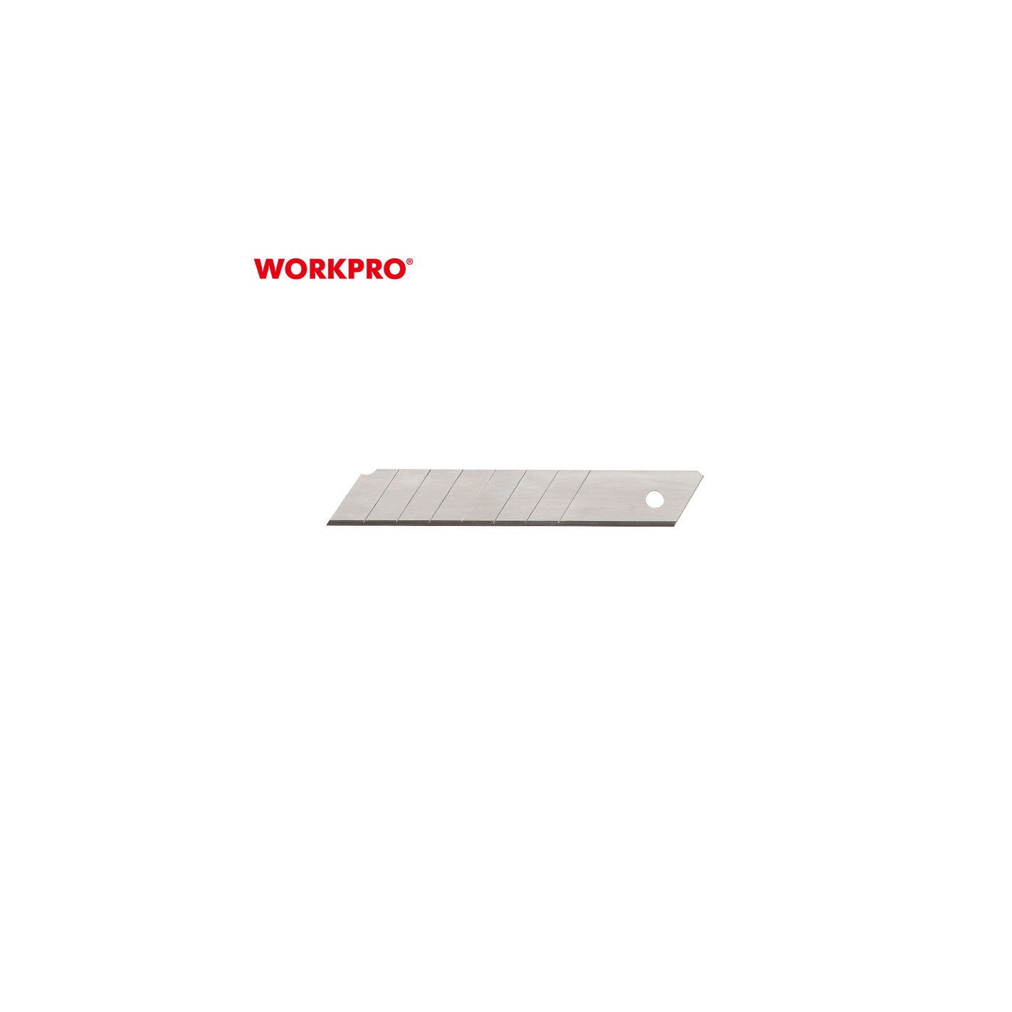 REPUESTO CUCHILLO CARTONERO 9 MM 5 HOJAS WP212001W (WP212001W) - WORKPRO