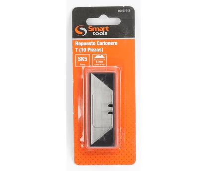 Hojas de repuesto para cuchillo cartonero pack 10 unidades Smart Tools