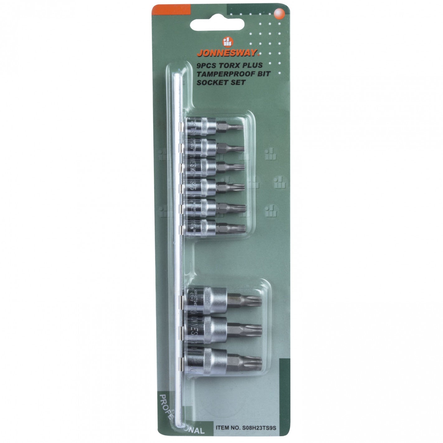 SET 9 PZAS DADOS ESTRELLA 1-4" 3-8" S08H23 (S08H23) - JONNESWAY