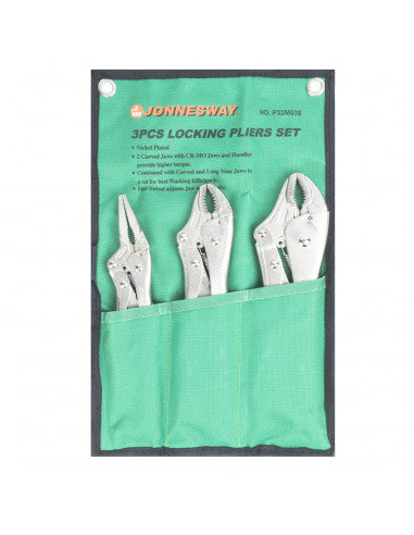 SET ALICATES CAIMAN 7”, 9”, 10” P32M03S (P32M03S) - JONNESWAY
