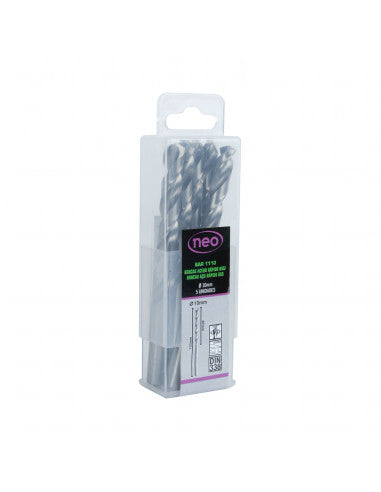 SET BROCAS HSS 10 x 133 mm x 5 unid BAR 1110 (1110) - NEO